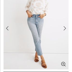 Curvy perfect vintage Madewell jeans